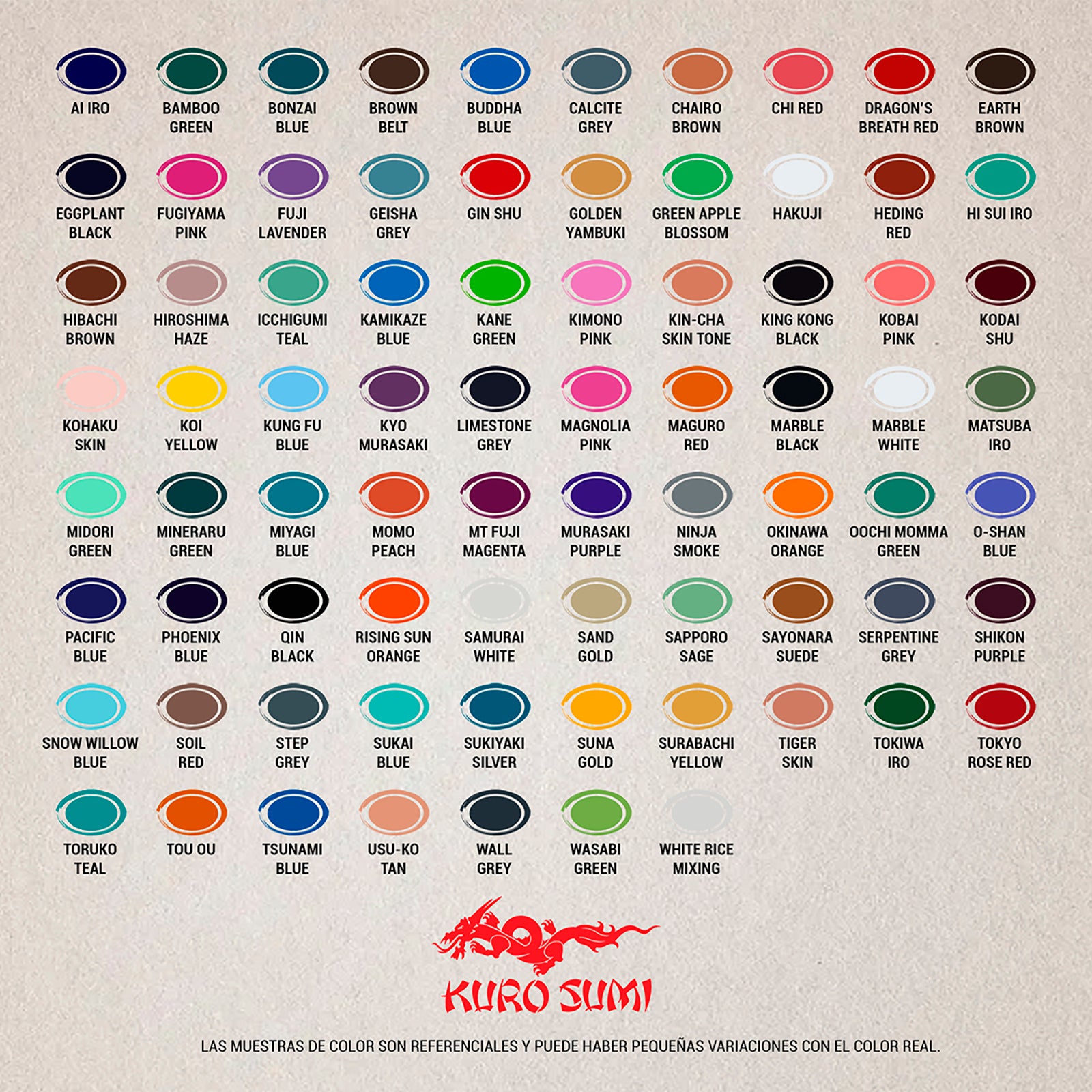 Pigmentos KURO SUMI (0,75 Oz.)