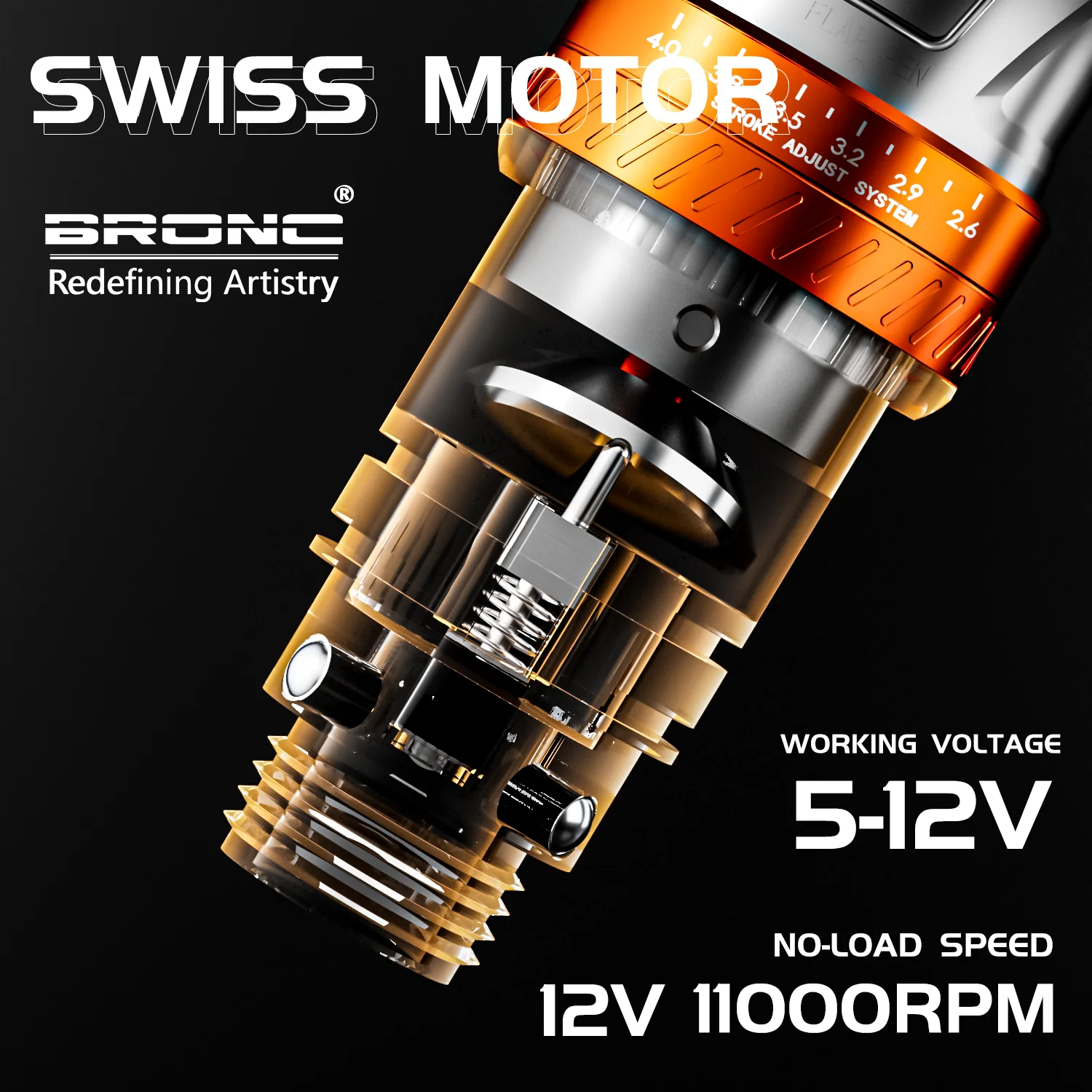 BRONC X3 Ninja Adjustable Wireless Pen