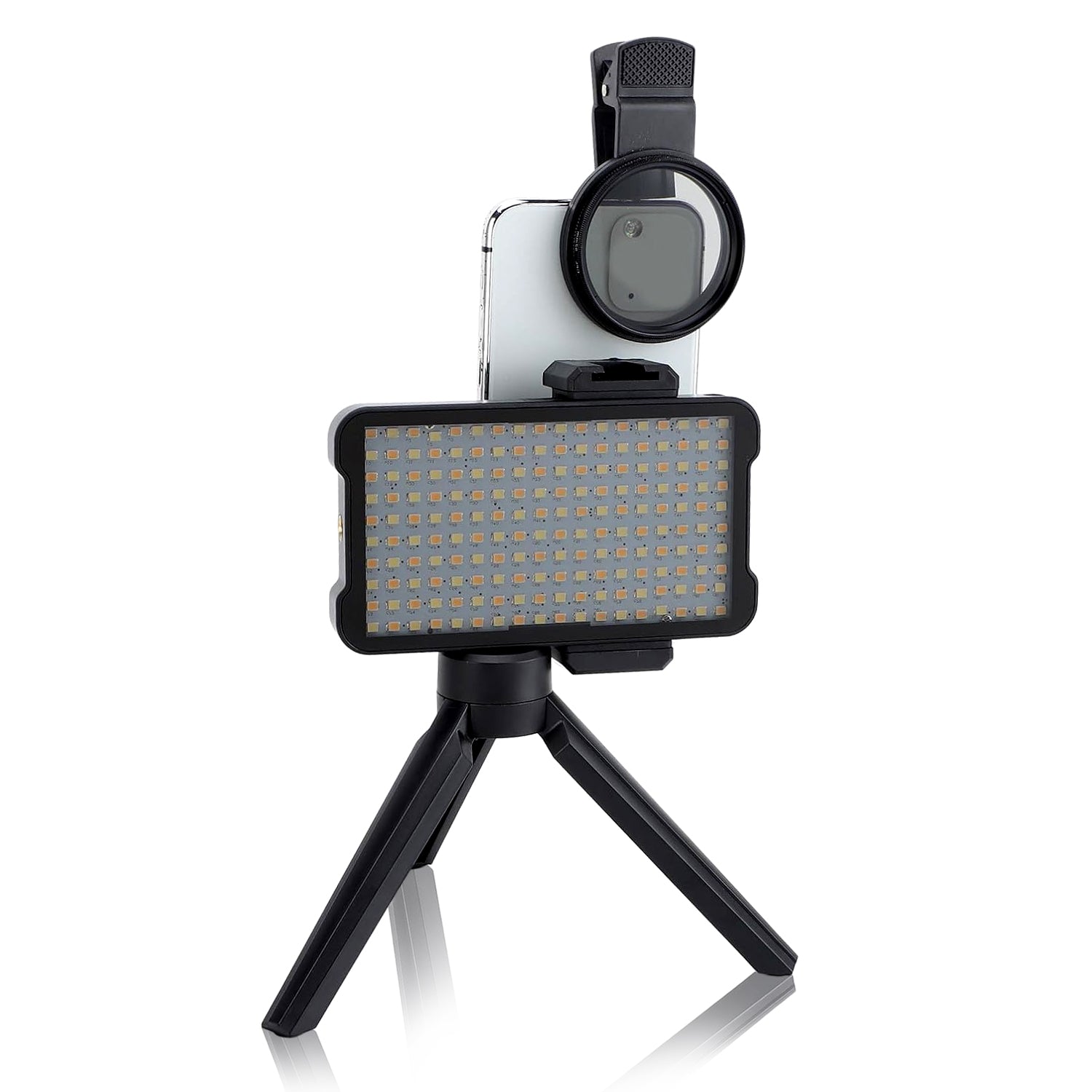 KIT FOTOGRAFICO 180 Filtro CPL con Luz LED y Trípode