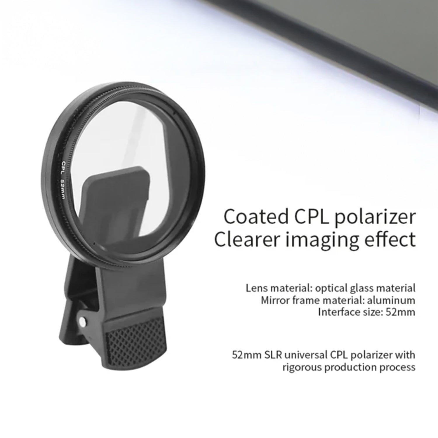 KIT FOTOGRÁFICO 120 Filtro CPL con Luz LED y Trípode