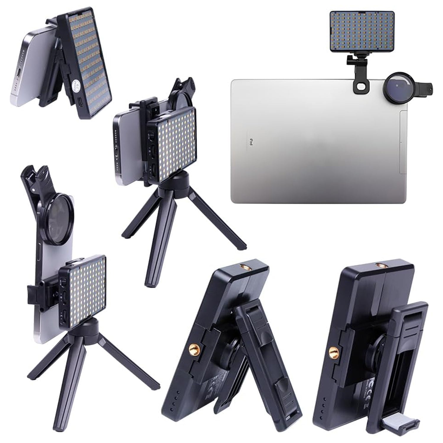KIT FOTOGRÁFICO 120 Filtro CPL con Luz LED y Trípode
