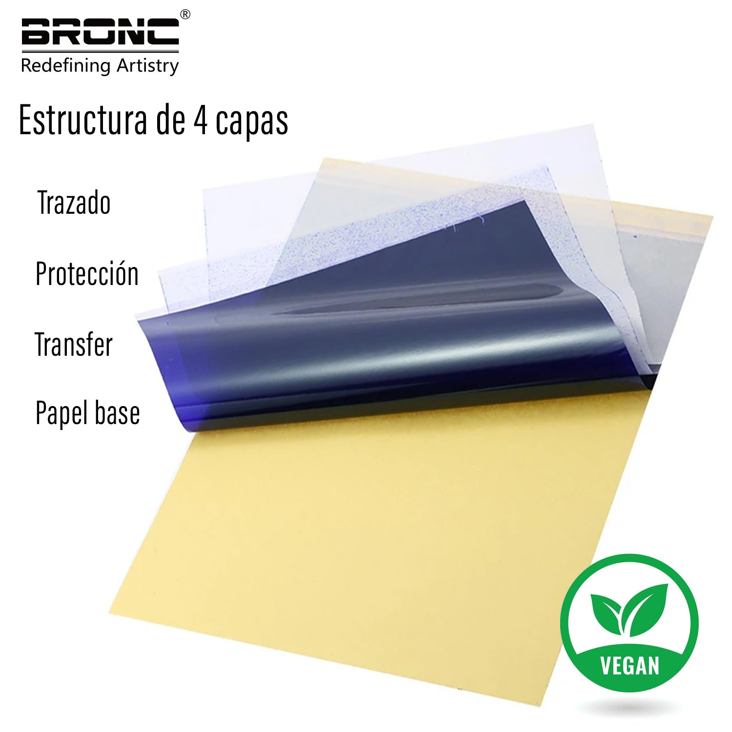 Papel Hectográfico BRONC (x10 hojas)