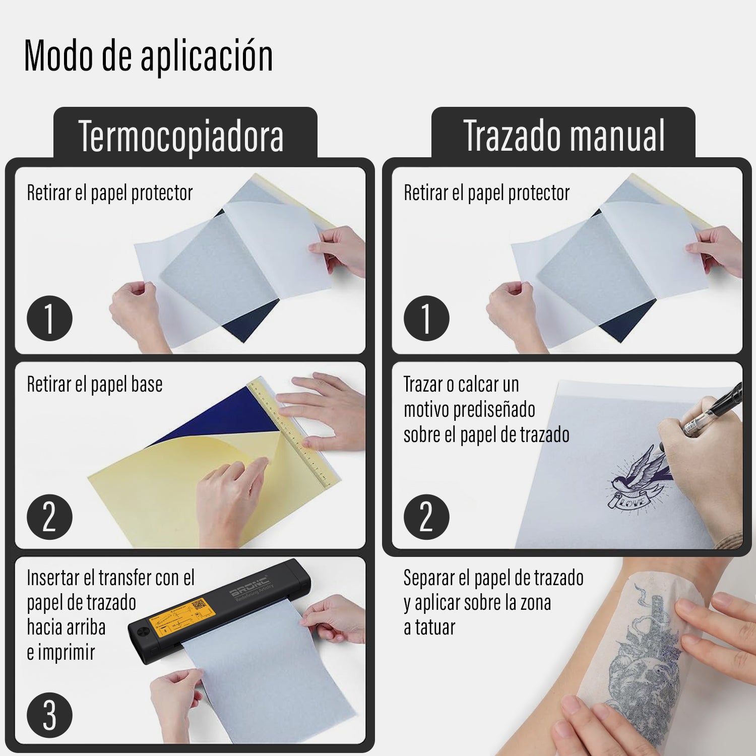 Papel Hectográfico BRONC (Pack x100 hojas)