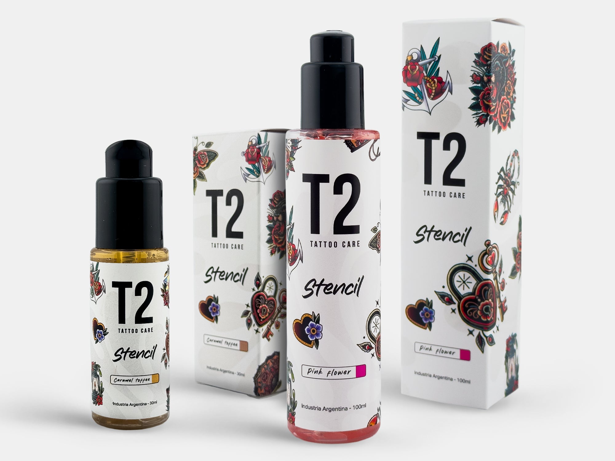 Stencil Transfer T2 con aloe