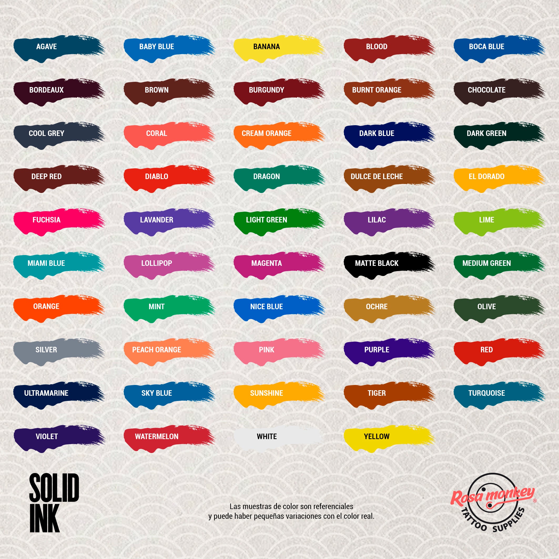 Pigmentos SOLID INK (1 Oz.)