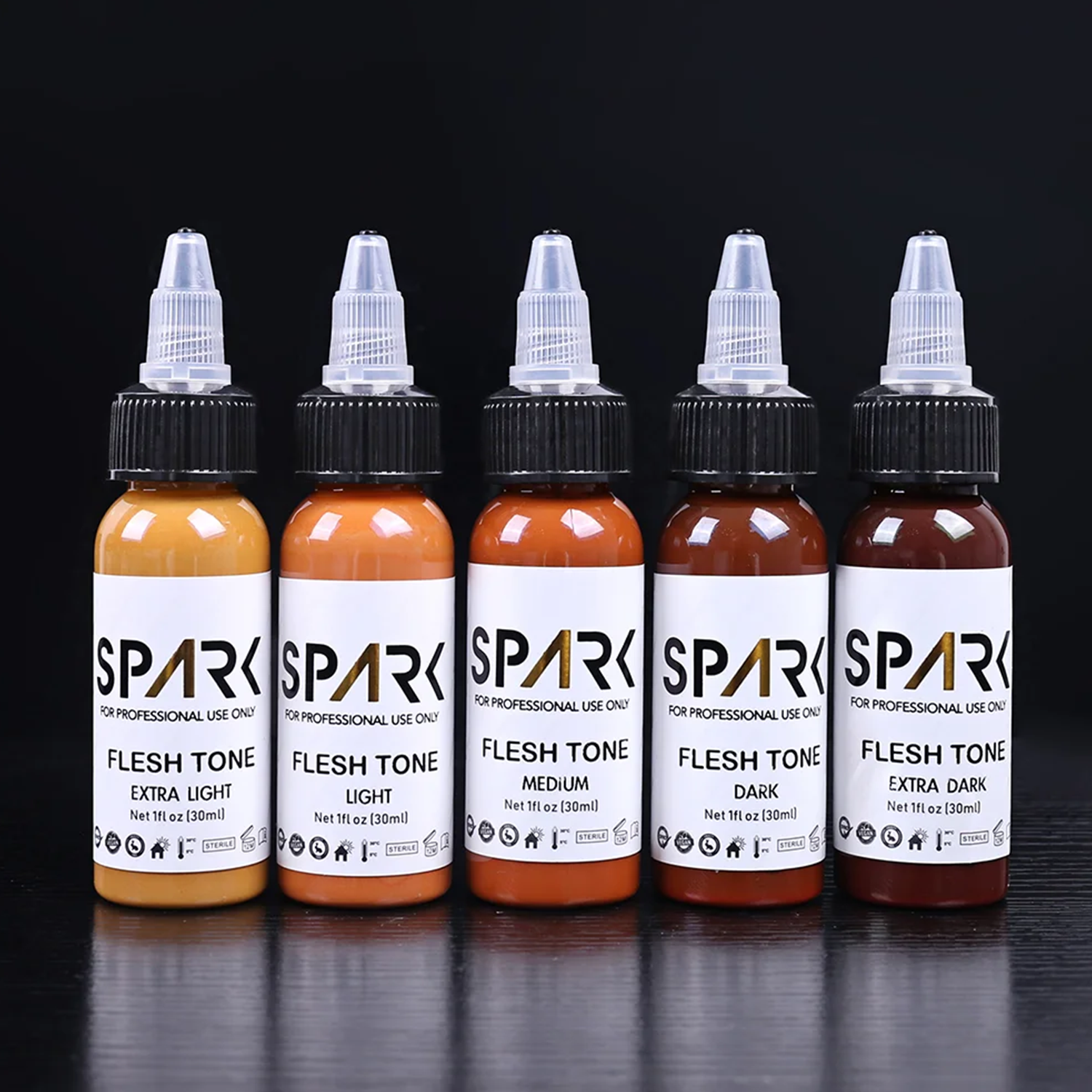 Set de tintas Flesh Tone Spark (1 Oz.)