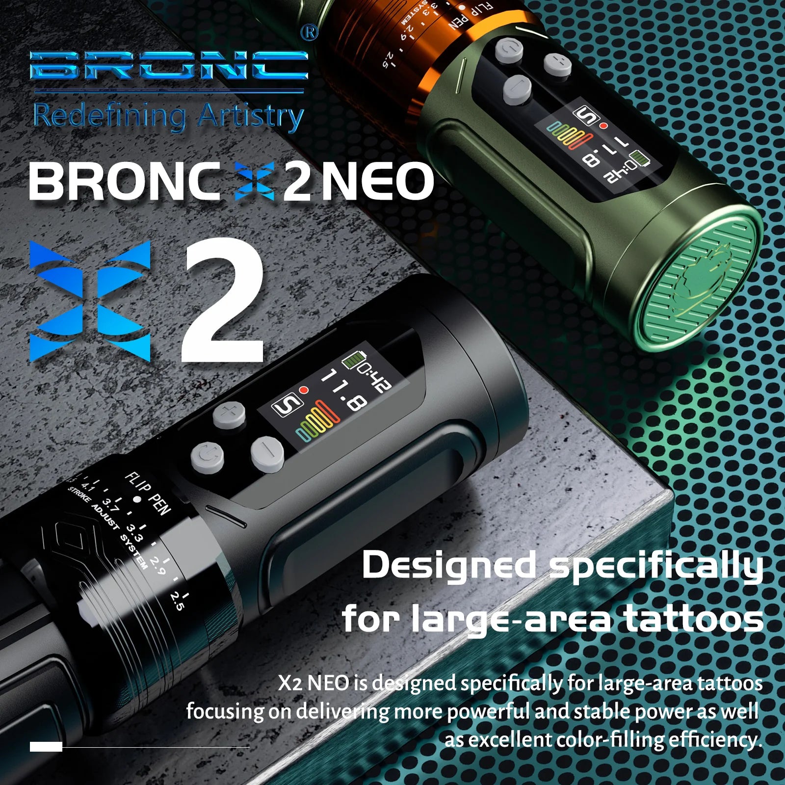 BRONC X2 Neo Adjustable Wireless Pen