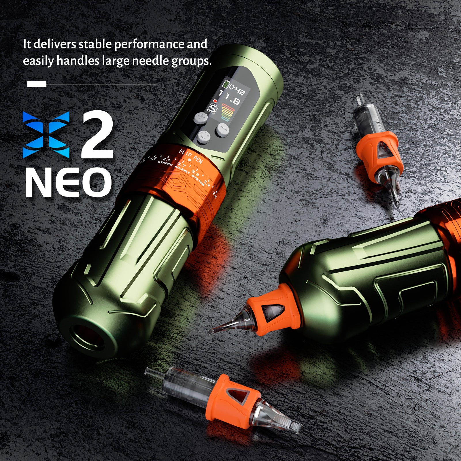 BRONC X2 Neo Adjustable Wireless Pen
