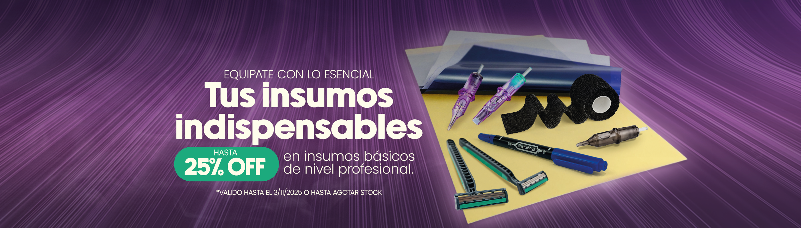 Tus insumos indispensables