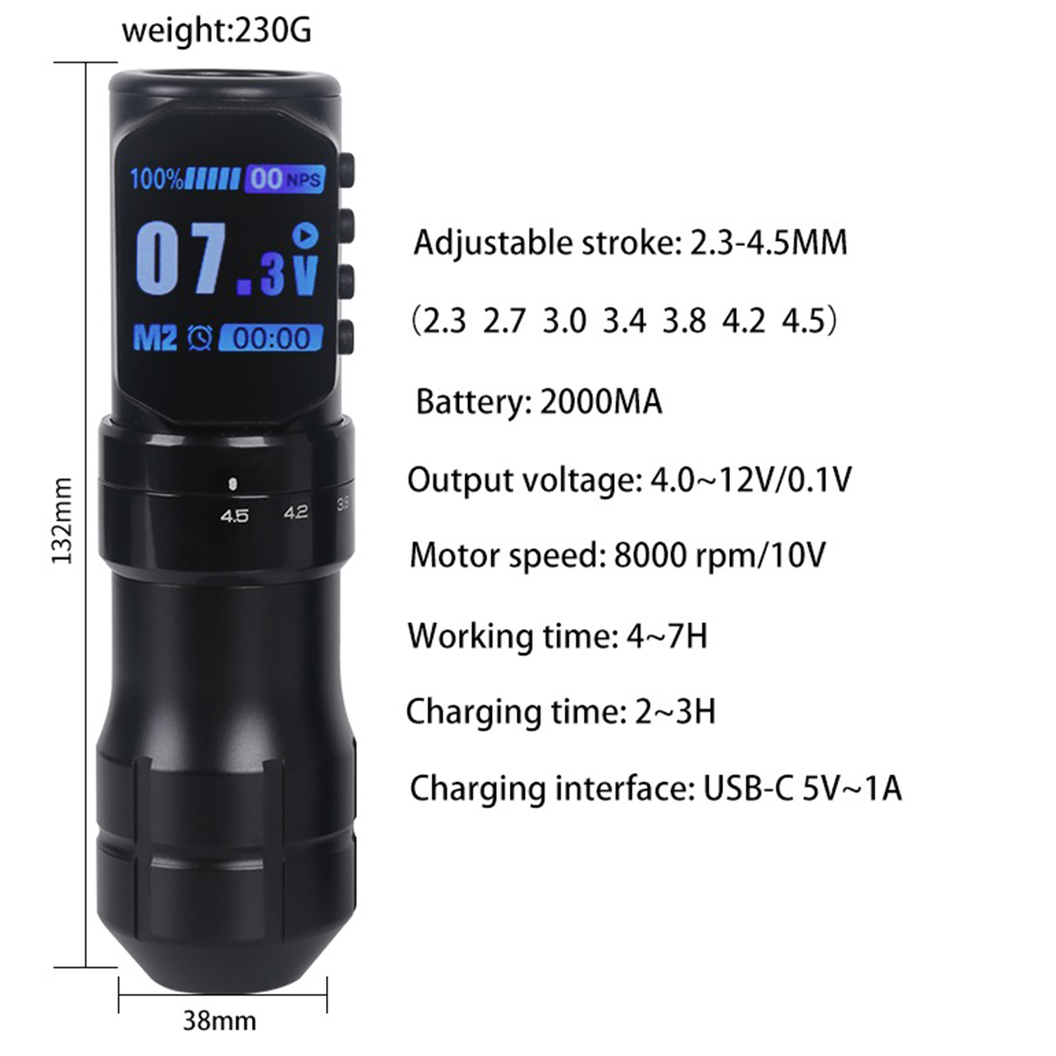 BLACKBIRD Adjustable Wireless Pen