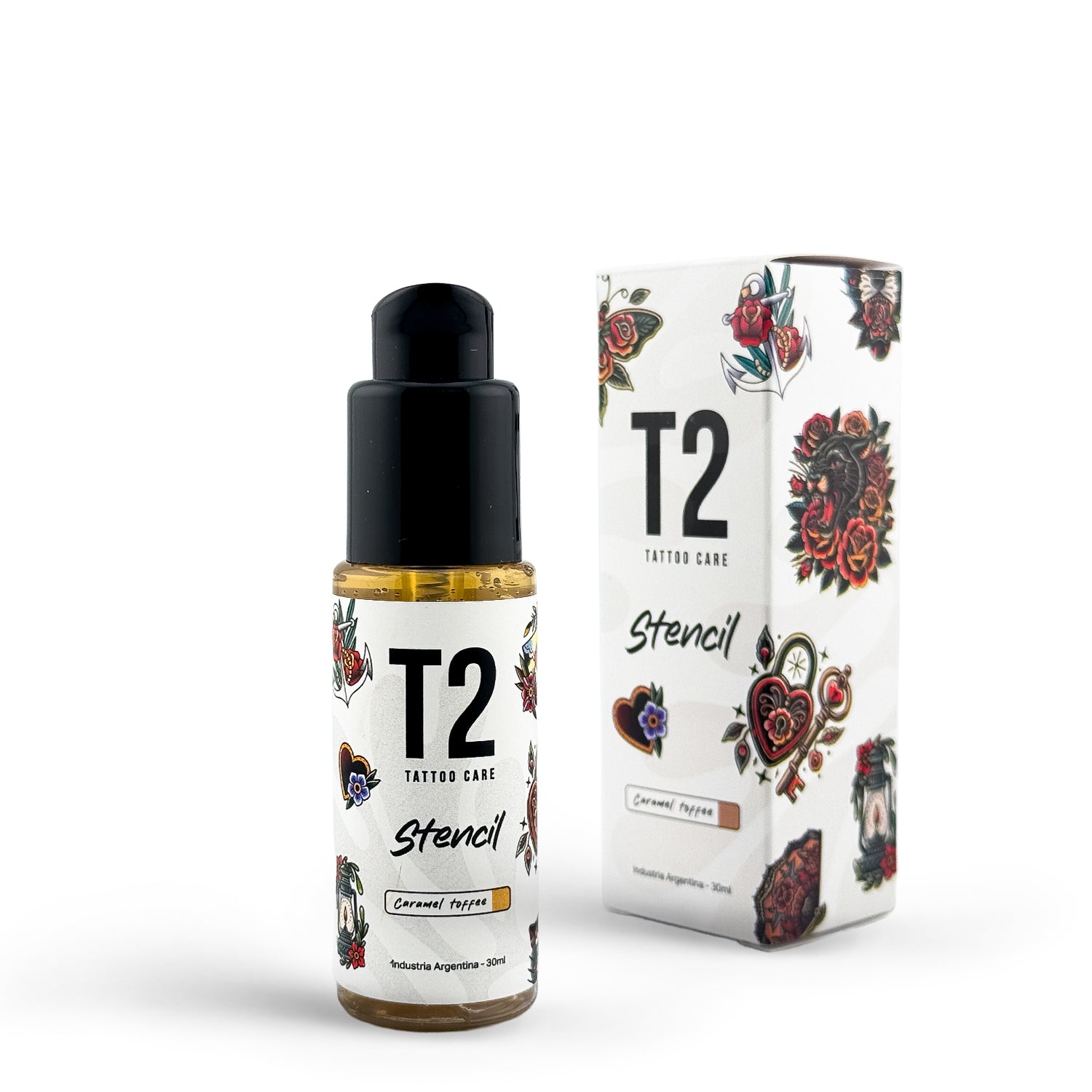 Stencil Transfer T2 con aloe